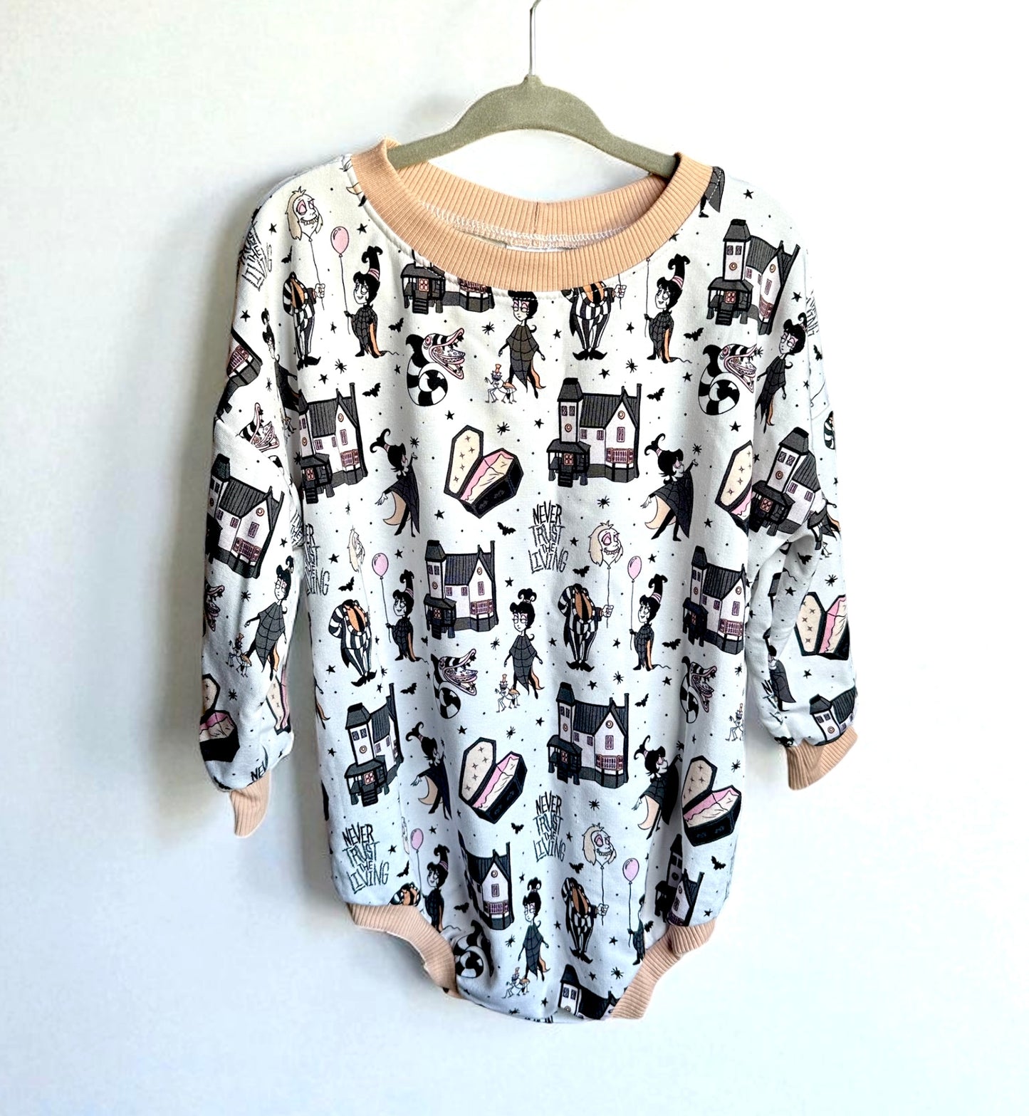Never Trust the Living Sweater Romper