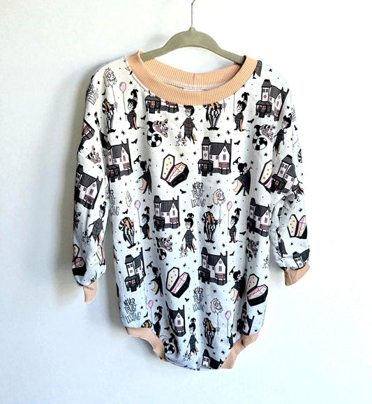 Never Trust the Living Sweater Romper