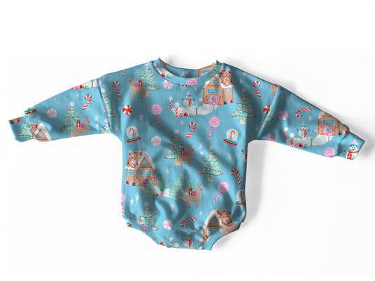 Candy Land Sweater Romper