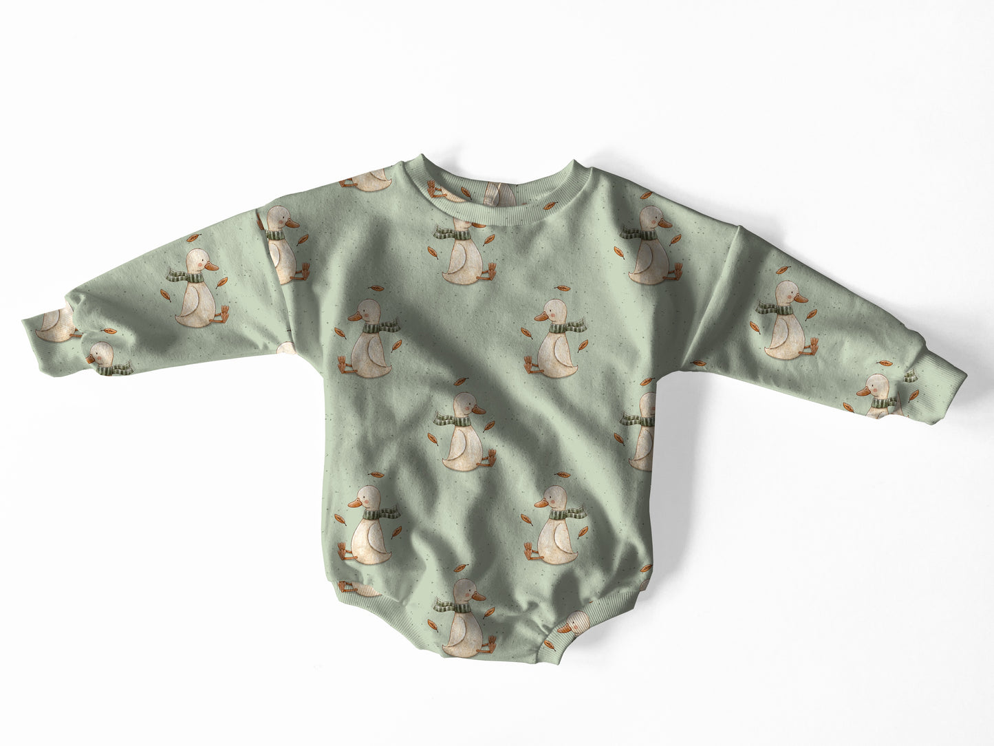 PREORDER Fall Ducks Sweater Romper