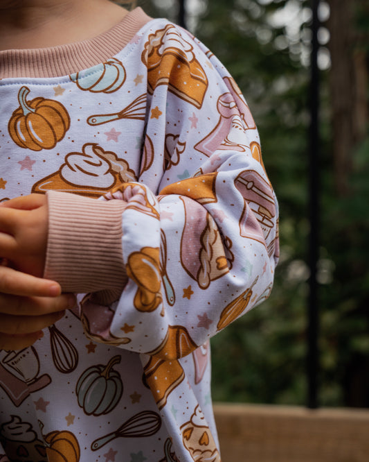 Baking Sweater Romper