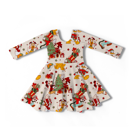 Mouse and Friends Twirl Dress
