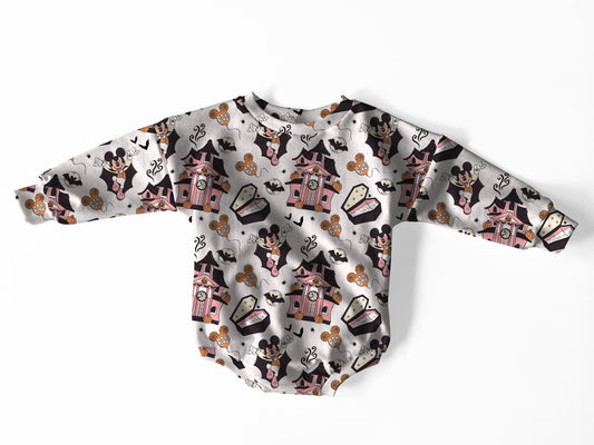 PREORDER Haunted Mouse Sweater Romper