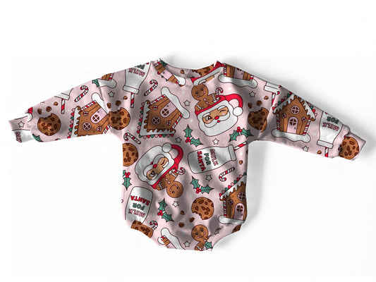 Milk for Santa Sweater Romper