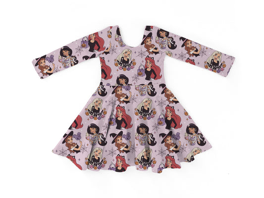 PREORDER Spooky Princess Long Sleeve Dress