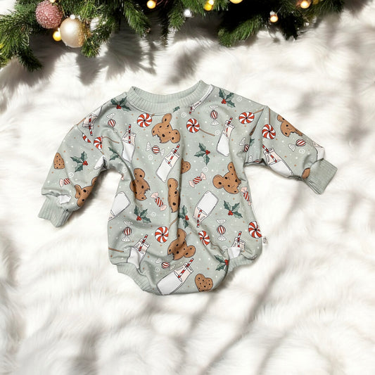 Milk and Cookies Sweater Romper