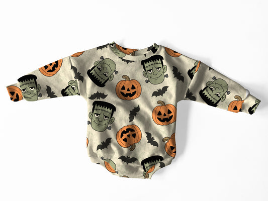 PREORDER Frankenstein Sweater Romper (Exclusive Print)