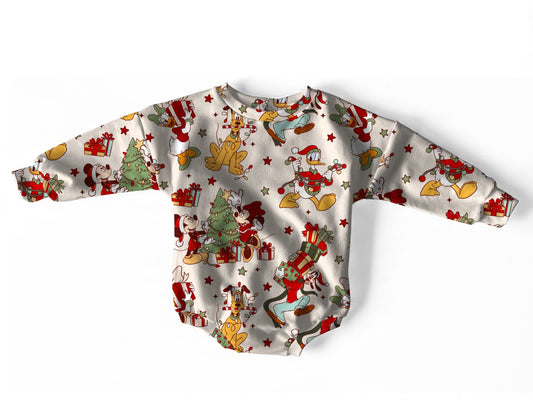 Mouse and Friends Sweater Romper