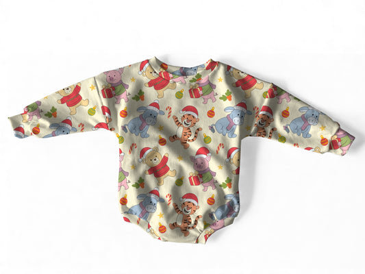 Bear and Friends Sweater Romper
