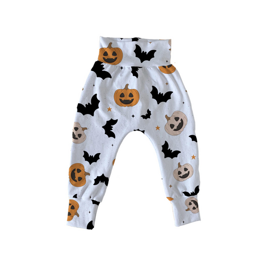 PREORDER Bats and Pumpkins Harem Pants